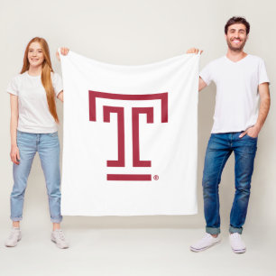 Temple University Temple T Fleece Blanket