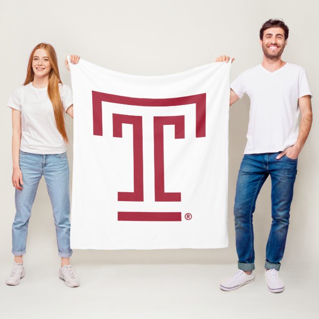 Temple University | Temple T Fleece Blanket (In Situ)