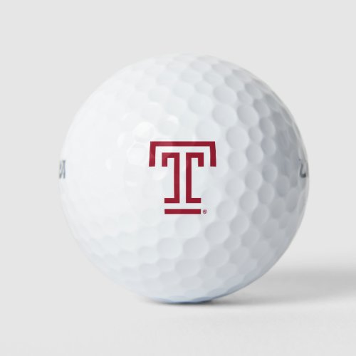 Temple University  Temple T Golf Balls