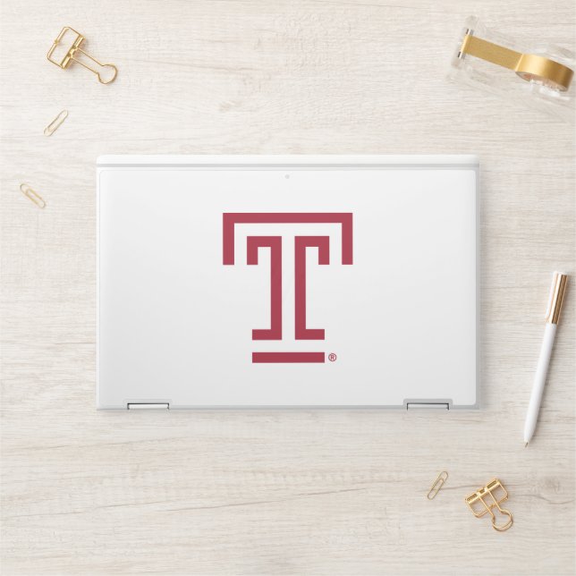 Temple University | Temple T HP Laptop Skin (Desk)