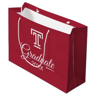Temple University Temple T Large Gift Bag