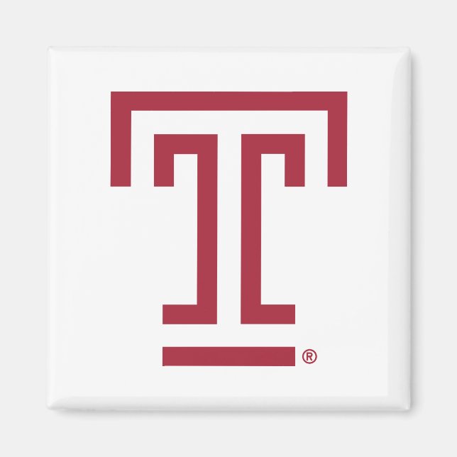 Temple University | Temple T Magnet (Front)