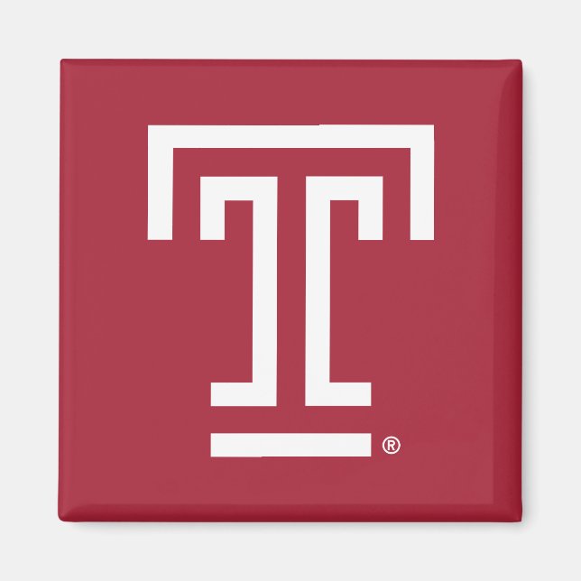 Temple University | Temple T Magnet (Front)