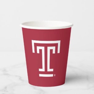 Temple University   Temple T Paper Cups