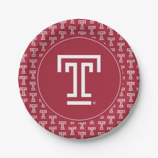 Temple University | Temple T Paper Plates