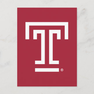 Temple University | Temple T Postcard