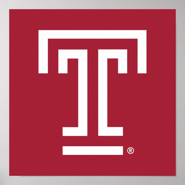 Temple University | Temple T Poster (Front)