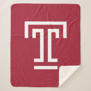 Temple University   Temple T Sherpa Blanket