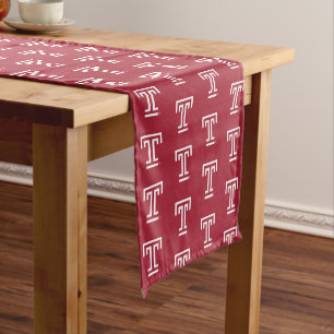 Temple University Temple T Short Table Runner