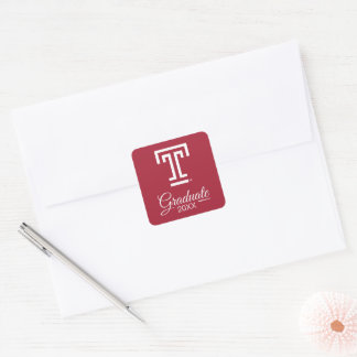 Temple University | Temple T Square Sticker