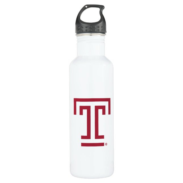 Temple University | Temple T Stainless Steel Water Bottle (Front)