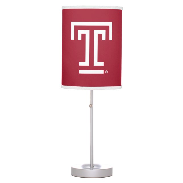 Temple University | Temple T Table Lamp (Front)