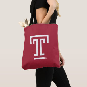 Temple University Temple T Tote Bag