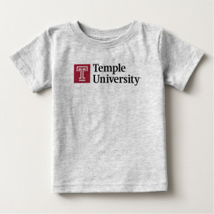 Temple University Temple University Wordmark Baby T-Shirt