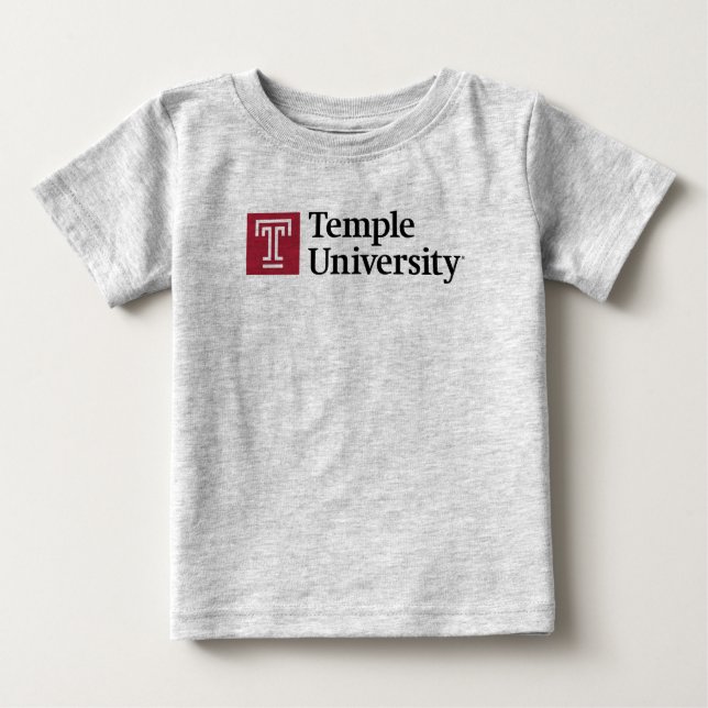 Temple University | Temple University Wordmark Baby T-Shirt (Front)