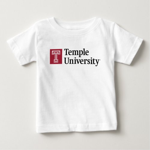 Temple University  Temple University Wordmark Baby T_Shirt
