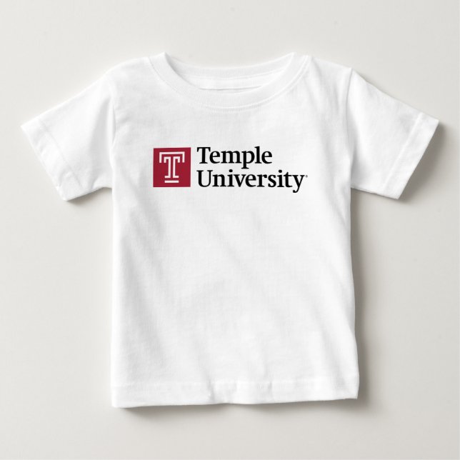 Temple University | Temple University Wordmark Baby T-Shirt (Front)