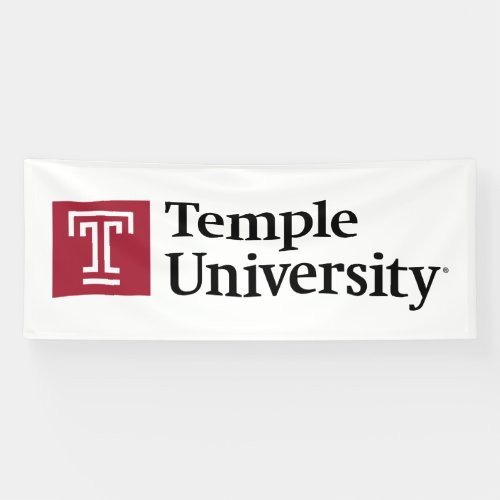 Temple University  Temple University Wordmark Banner
