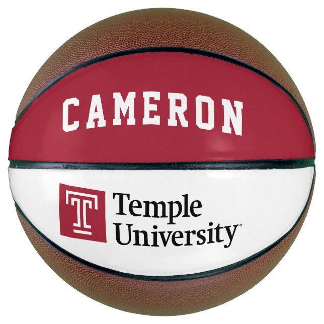 Temple University | Temple University Wordmark Basketball (Front)