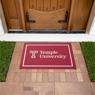 Temple University   Temple University Wordmark Doormat
