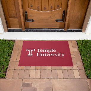 Temple University   Temple University Wordmark Doormat