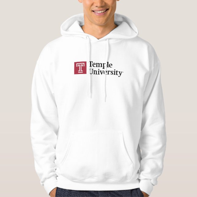 Temple University | Temple University Wordmark Hoodie (Front)