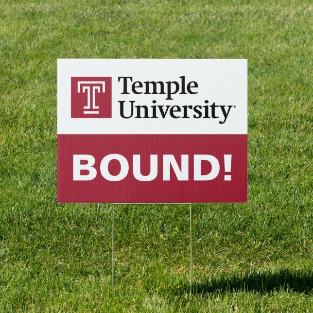 Temple University | Temple University Wordmark Sign (Insitu)