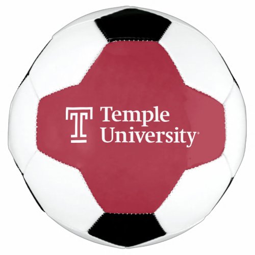 Temple University  Temple University Wordmark Soccer Ball