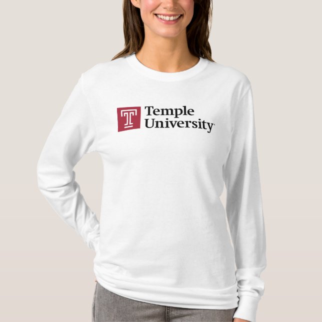 Temple University | Temple University Wordmark T-Shirt (Front)
