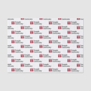 Temple University   Temple University Wordmark Tissue Paper