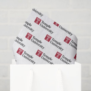 Temple University   Temple University Wordmark Tissue Paper