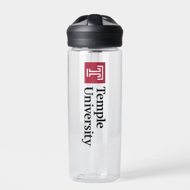 Temple University | Temple University Wordmark Water Bottle (Front)