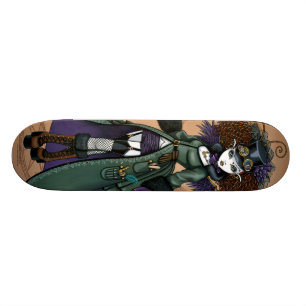 Temple Victorian Steampunk Vampire Fae Skate Deck
