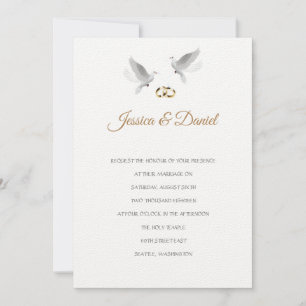 Temple Wedding Invitation