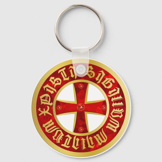 Templer Kreuz / Ritterkreuz / Crusaders Cross Keychain (Front)