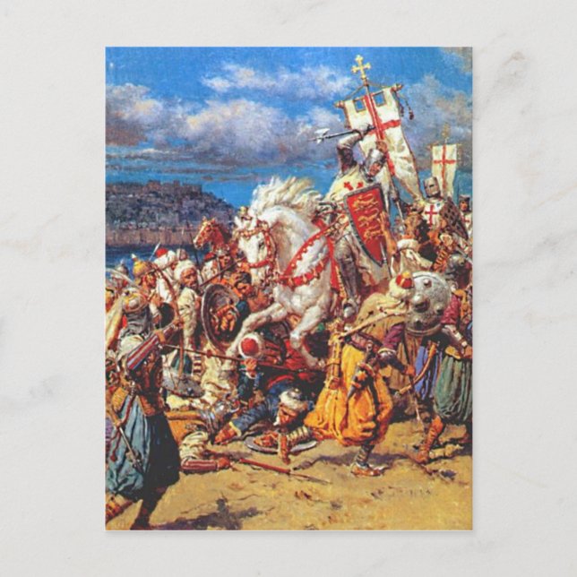 Templer vs Saracens Postcard (Front)