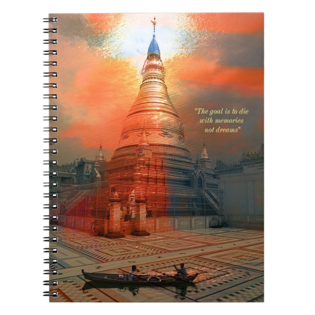 Temples and Water - Notebook (Front)