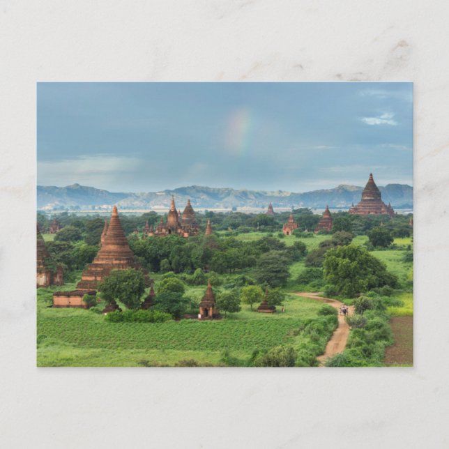 Temples in Bagan, Myanmar Postcard (Front)