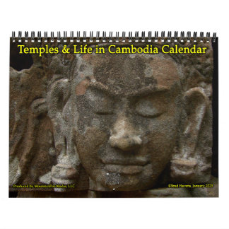 Temples & Life in Cambodia Calendar
