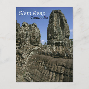 Temples of Angkor in Cambodia Postcard