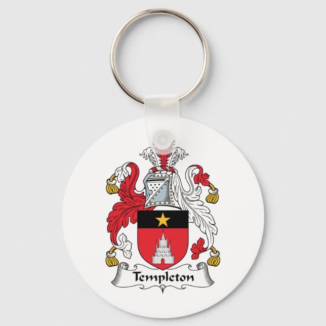Templeton Family Crest Keychain (Front)