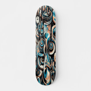 "Temporal Visions" Skateboard