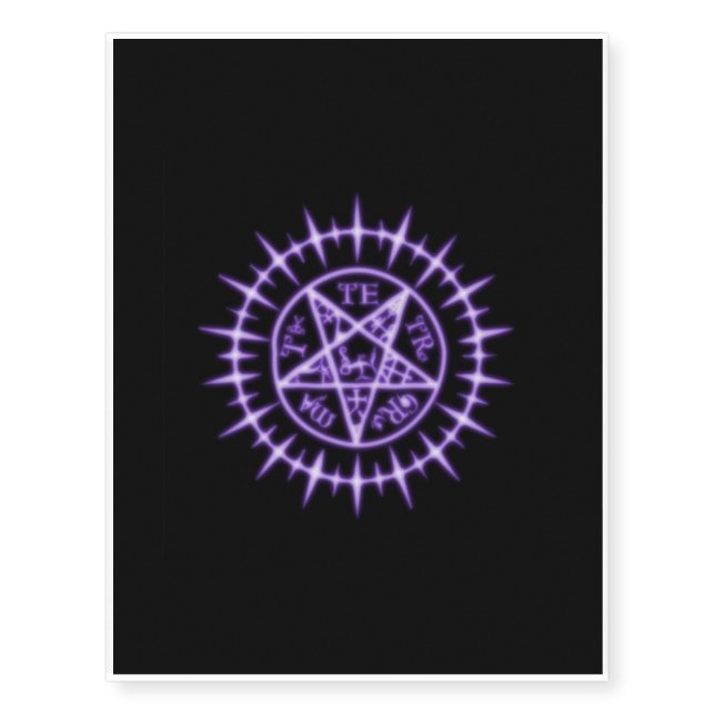 Temporary Kuroshitsuji Tattoo (Front)