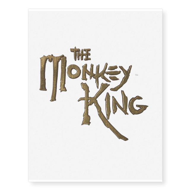 Temporary Monkey King Tattoos (Front)