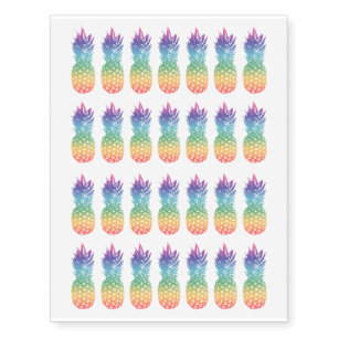 Temporary pineapple tattoo