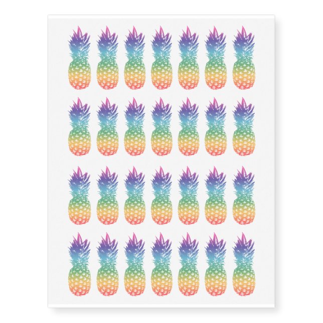 Temporary pineapple tattoo (Front)