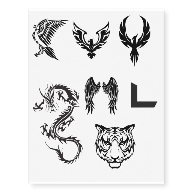 Temporary Tattoo Design 1 (Front)