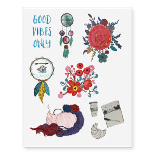 Temporary Tattoo Set