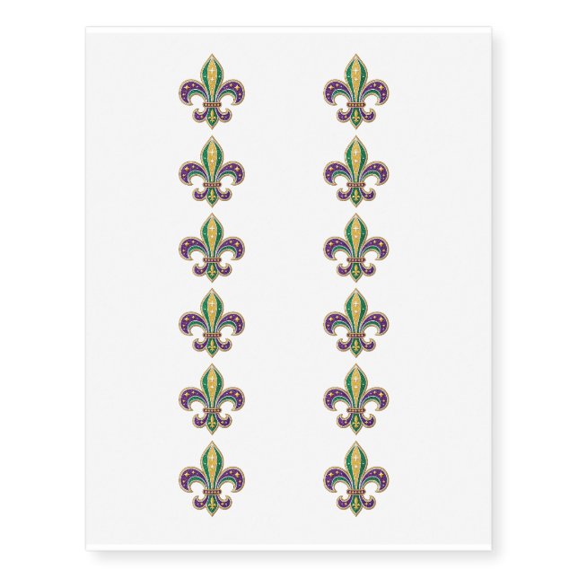 Temporary Tattoo Sheet (Front)