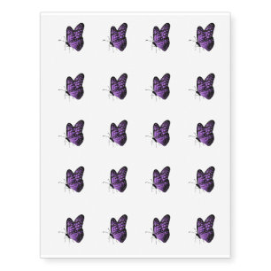 Temporary Tattoo Sheet-Butterfly